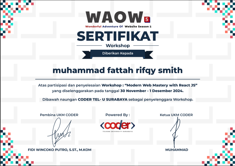 Workshop React JS